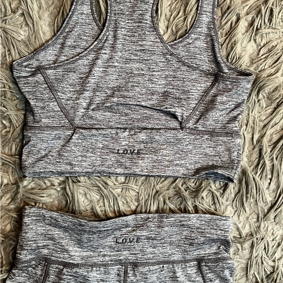 H&M Grey Two Piece Athletic Set Size Small - Picture 3 of 3